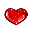 Gif animé coeur rouge
